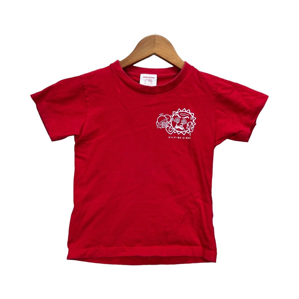 Hello Kitty Sanrio 2014 Sun Hot Bus Parade Red RARE Youth Jr Boy Girl Shirt M